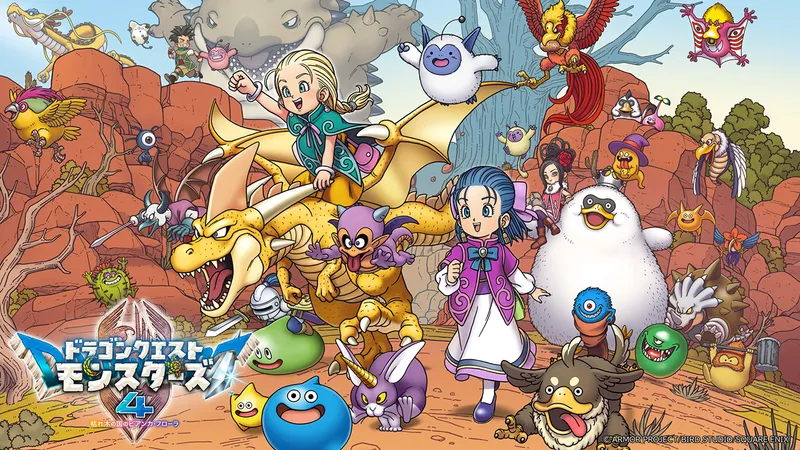 『ドラゴンクエストモンスターズ4 枯れ木の国のビアンカ・フローラ』「わたぼう」グリーティング