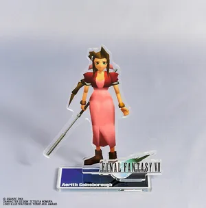 ファイナルファンタジーVII　ポリゴンキャラクターアクリルスタンド　エアリス・ゲインズブール